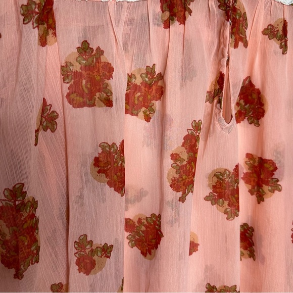 NWOat Free People Patricia Embroidered Blouse xs - Picture 13 of 15